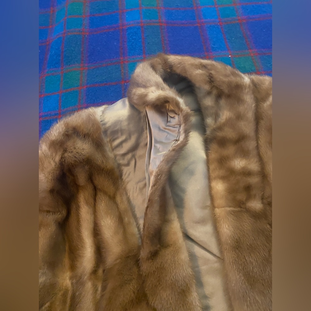 Vintage Hand Stitched Fur Stole - Picture 7 of 8